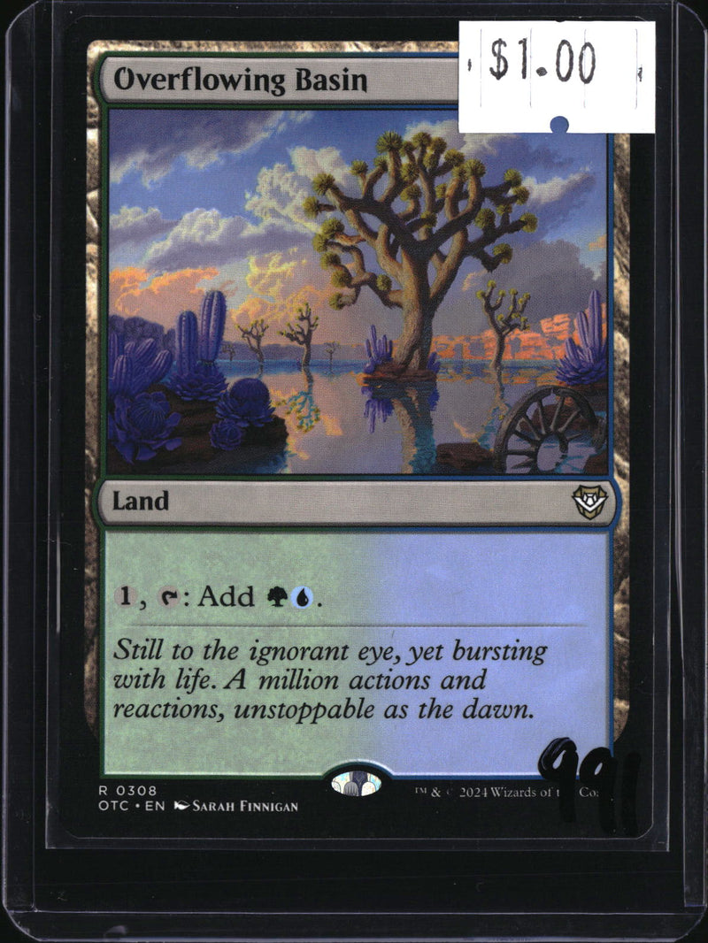 Overflowing Basin — MTG-991 — actual card front