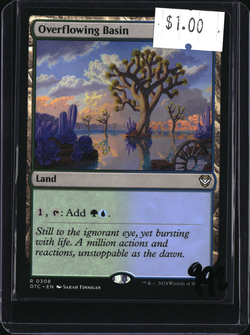 Overflowing Basin — MTG-992 — actual card front