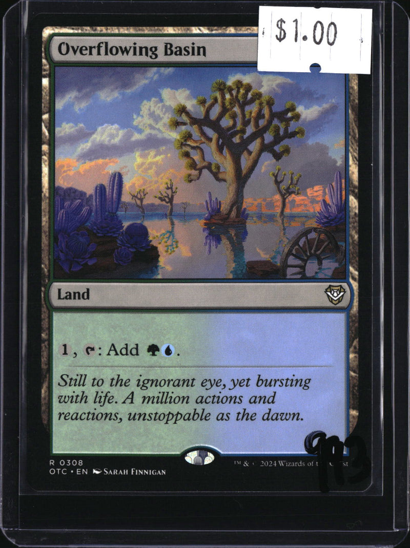 Overflowing Basin — MTG-993 — actual card front