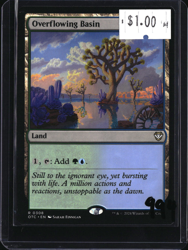 Overflowing Basin — MTG-994 — actual card front
