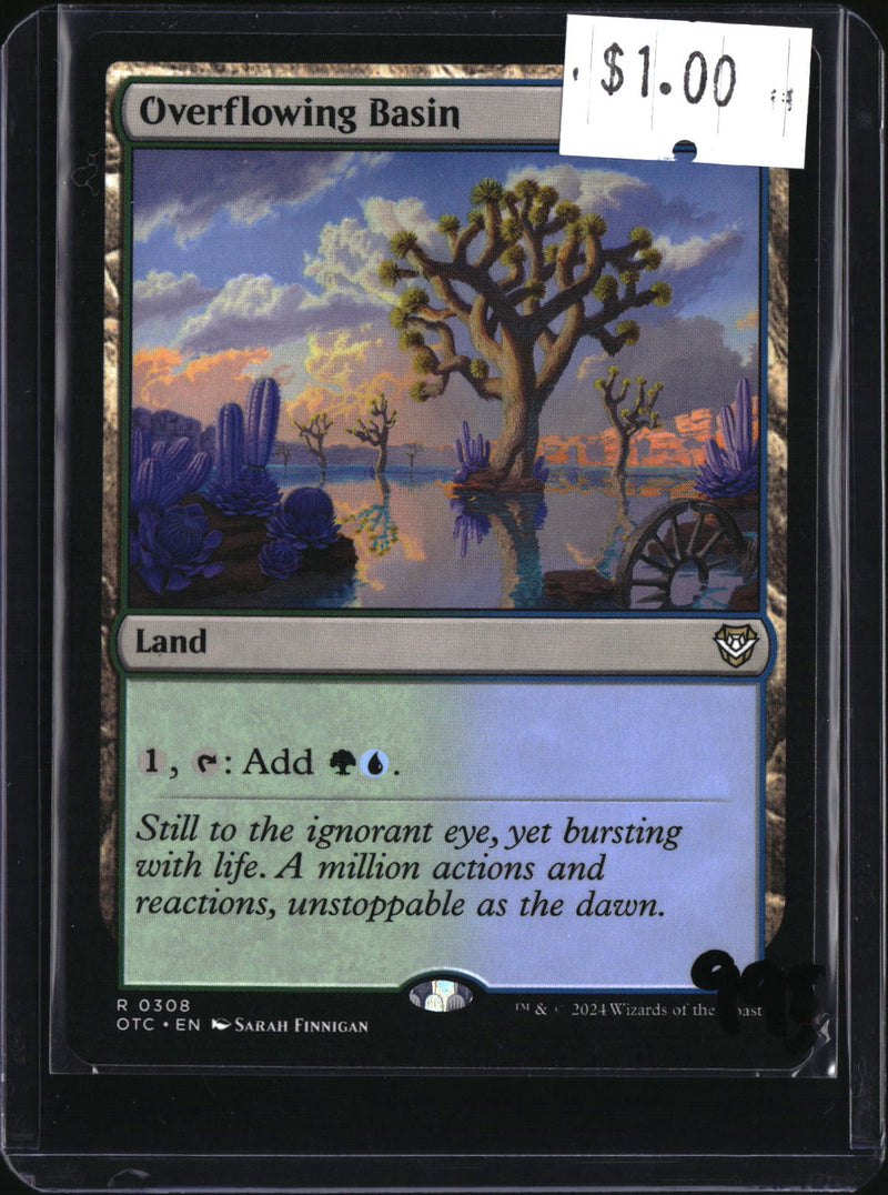 Overflowing Basin — MTG-995 — actual card front