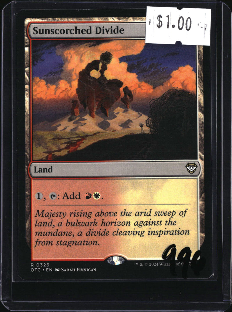 Sunscorched Divide — MTG-996 — actual card front