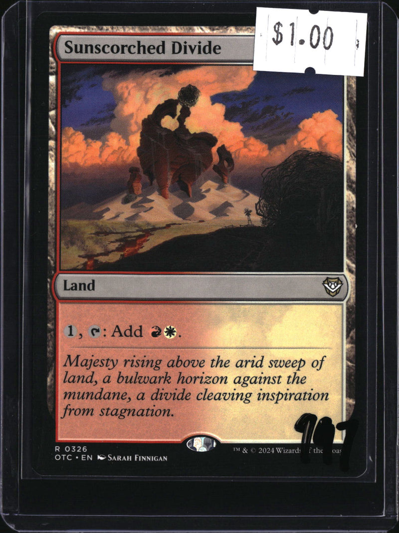 Sunscorched Divide — MTG-997 — actual card front