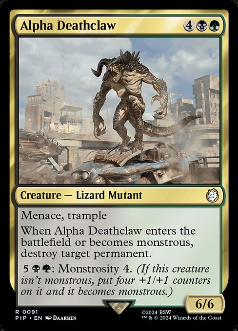 Alpha Deathclaw — PIP 91