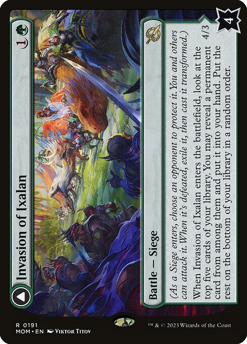 Invasion of Ixalan // Belligerent Regisaur — MOM 191