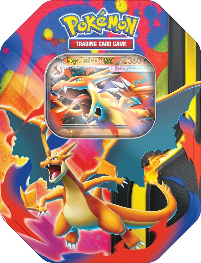 Pokemon Mega Charizard Y ex Tin