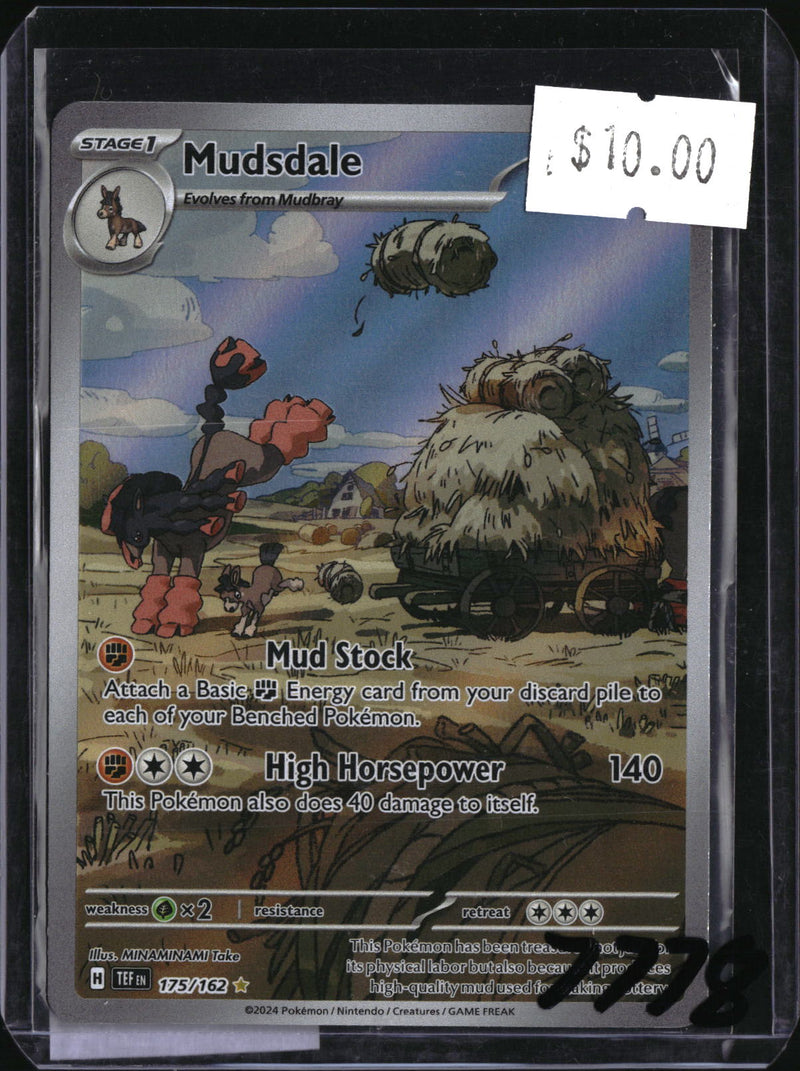 Pokemon Mudsdale, Temporal Forces 175/162, SKU 7778, actual front