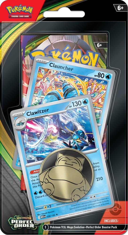 Pokemon Perfect Order Clawitzer Blister Pack